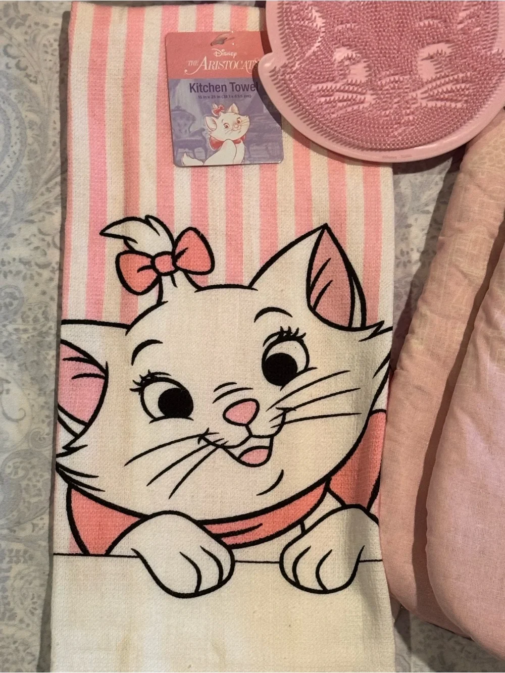 Disney The Aristocats Marie -Oven Mitts, Mini Mitts, Potholders,Towels, Scrubber